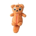 thumbnail image 3 of Estuche de peluche, bolsa de peluche, portalápices multiusos, estuche de maquillaje con cremallera tigre, 3 of 9
