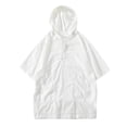 thumbnail image 1 of Mens Camisas de Verano Manga Corta con Capucha con Bolsillo Deportes Casuales, Camiseta Superior para Al Aire Libre Y Diario, 1 of 9