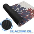 thumbnail image 6 of Long Mouse Pads for Desk,Red and Blue Pioneer Flower Pattern Desk Mats on Top Of Desks, Desk Mouse Pad Extra Large with 3mm Non-Slip Base and Stitched Edge for Gaming,Office,Work,Home 47.3"x23.6", 6 of 6