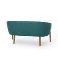 thumbnail image 5 of Christopher Knight Home Galena Teal Channel Stitch Fabric Loveseat, 5 of 9