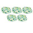thumbnail image 1 of Lot de 5 serviettes hygiéniques lavables et réutilisables, résistantes à l'eau, imprimées, pour femmes, 1 of 4