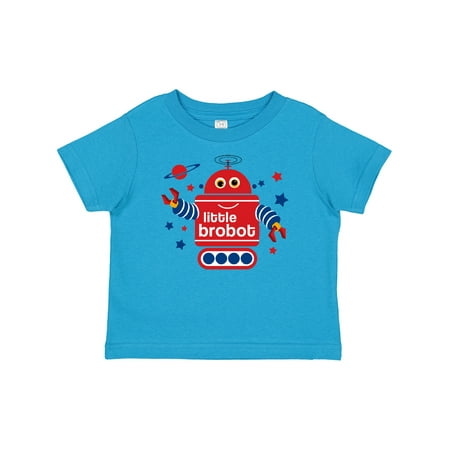

Inktastic Robot Little Brother Gift Baby Boy T-Shirt