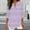 Purple, variant on Outfmvch Linen Shirts for Women Linen Tops for Women Womens Linen Tops Lapel Gauze Tops Womens 3/4 Sleeve Button Down Shirts Linen Tunic Tops for Women Blue L
