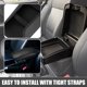 thumbnail image 4 of Almohadilla de la cubierta de la consola central Protector impermeable de la cubierta del reposabrazos del coche para Mitsubishi Outlander 2022 2023 patrón de fibra de carbono de cuero de imitación negro Unique Bargains apoyabrazos automotrices, 4 of 6