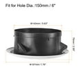 thumbnail image 2 of Unique Bargains 6 Inch Removable Screen Grille Cover Straight Louver Round Air Vent 2 Pack, 2 of 5