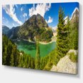 thumbnail image 2 of Greeny Alpine Reservoir - Impression sur Toile Paysage, 2 of 4