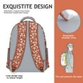 thumbnail image 5 of Summer Bright Romantic Floral Print Student Backpack - Ergonomic Backpack with Spinal Support, 5 of 6