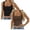 Black & Coffee, variant on 2 Pack Women Tank Tops Square Neck Fitted Tops 2026 Summer Basic Slim Sleeveless Shirts Casual Cute Travel Vacation Clothes