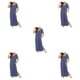thumbnail image 3 of Minnieouse Camisones de algodón sexy de manga corta para mujer – Intimate Moments Made Camisones y camisones de mujer Ropa de dormir azul XXL Type2 NO2, 3 of 6