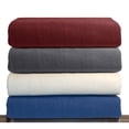thumbnail image 2 of LCM Home Fashions Luxury Cotton Thermal Blanket, Full/Queen, Wine, 2 of 2