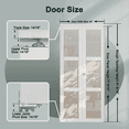 thumbnail image 3 of 30" X 80" 3-Lite Frosted Glass Finished Surface Bi-Fold Door, 3 of 9