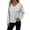 White, variant on cfhntfmh Women Sequin Top V Neck Long Sleeve Sparkle Glitter Blouses Shirt Party Tops Blouse for Party Club Dressy Outfits
