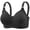 Black, variant on Seamless Jelly Bra Full Coverage Wireless Bras Plus Size Fashion Bras for Women Summer Clothes Bra