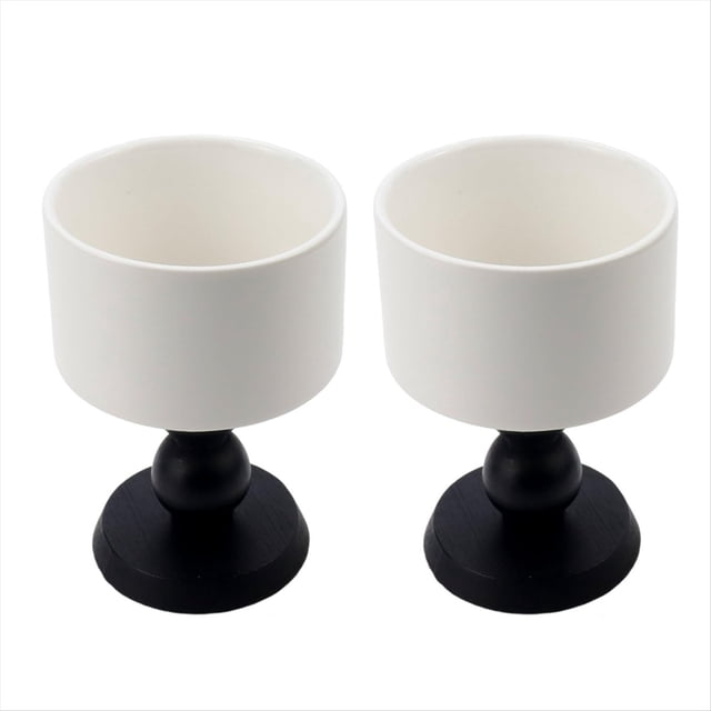 de Postre de Cerámica Copa de Cerámica Retro de Helado Francesa Cuenco de Postre de Pudín Diseño Elegante para Fiestas Negro