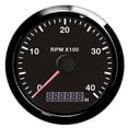 thumbnail image 1 of Boat Tachometer Engine Stainless Steel Bezel Hour Meter LCD Display With M16 M18 Sensor For Car Motorcycle 3k 4k 8k RPM ,Easy to Calibrate, 1 of 7