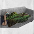 thumbnail image 6 of Colorful Soft Flannel Fleece Blanket, Rainbow Colored Rock Formation Theme Natural Beauties Composition Pastoral Image, Cozy Plush for Indoor and Outdoor Use, 70" x 90", Multicolor, by Ambesonne, 6 of 6