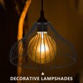 thumbnail image 2 of Modern Pendant Lamp Shade Replacement 2pcs Metal Light Shade Mesh Ceiling Light Fixture, 2 of 8