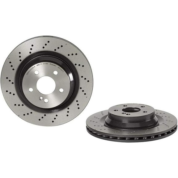 Brembo OE UV Coated Rear Rotor for Mercedes-Benz CLS and E-Class AMG Models - Part 09.C502.11