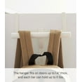 thumbnail image 5 of Yamazaki Home Over-the-Door Backpack Hanger, White, Steel, Supports 22 pounds, 5 of 7