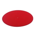 thumbnail image 5 of Platter Made of Felt, Turntable Matte Slipmat Red, Diameter 300mm,, 5 of 8