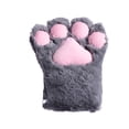 thumbnail image 1 of Minnieouse 1 pieza de guante de garra para niña, guante de terciopelo Coral, manopla portátil para clima frío, decoración de disfraces, accesorio guantes y mitones Gris Minnieouse AP013017-05, 1 of 6
