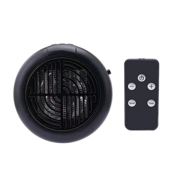 Mini Heater,Small Space Heater,Small Space Heater,Portable Electric Small Heater with Adjustable Thermostat and Timer, Overheat Protection,Quiet Space Heater for Office Desk Indoor(Black)