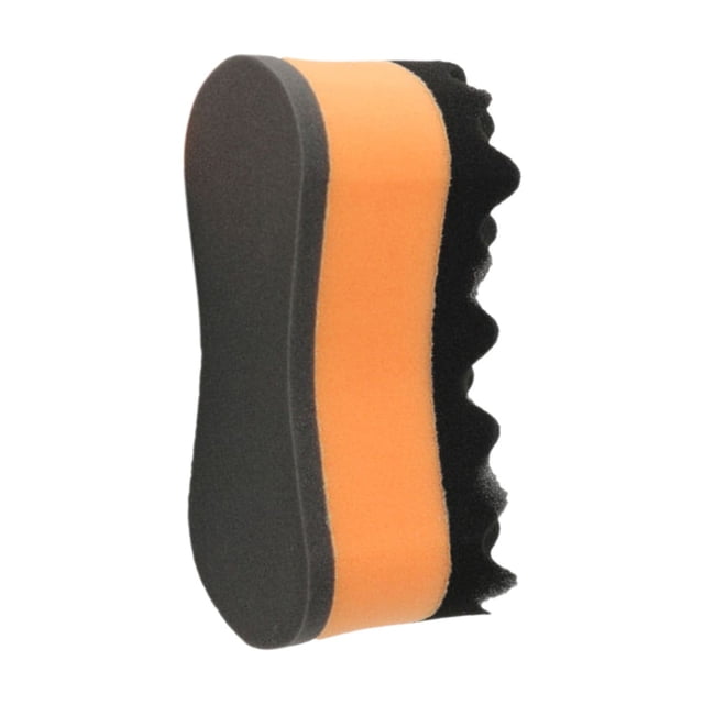 Black Car Washing Sponge High-Density Strong Water Absorbing Sponge Car Wiping Tool Three Layer Undulating Structure For Efficient Cleaning And Paint Protection