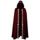 thumbnail image 3 of Capa con capucha de talla grande, 5 colores, estilo renacentista medieval, para Halloween, iglesia, sacerdote, cosplay, 3 of 5