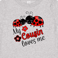 thumbnail image 4 of Inktastic My Cousin Loves Me with Cute Ladybugs Boys or Girls Baby T-Shirt, 4 of 5