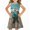 E025-Multicolor, variant on hengsof Printed Pattern Sleeveless Tank Top Dress for Girls, Cute Casual Crew Neck Tank Top for Everyday Summer Wear, Ages 4 to 14
