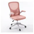 thumbnail image 1 of Silla de Oficina Ergonómica Giratoria con Malla Rosa, Altura Ajustable y Asiento Acolchado, 1 of 9