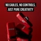 thumbnail image 5 of RDE Wireless Micro - Micrófono inalámbrico compacto, dos micrófonos con estuche de carga para creación de contenido para teléfonos inteligentes - USB-C, rojo, 5 of 9