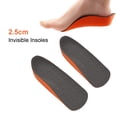 thumbnail image 3 of Plantillas elevadoras de altura, aumento de altura invisible Plantillas antichoque Inserto de elevación Almohadilla para zapatos Plantillas absorbentes de golpes Diseño revolucionario, 3 of 8