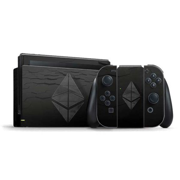 Skinit Ethereum Textured Logo Nintendo Switch Bundle Skin