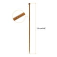 thumbnail image 2 of Uxcell 2Pcs 4.5mm Bamboo Knitting Needle Straight Single Pointed 9.8 inch Long, 2 of 6