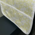 thumbnail image 3 of Floral Microwave Oven Cover, Graphic Daisy Blossoms Design on Yellow Background Spring Flowers Art, Water Resistant Organizer with Pockets for Kitchen, 36" x 12", Yellow and White, by Ambesonne, 3 of 4