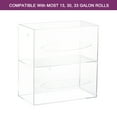 thumbnail image 3 of Trash Bag Dispenser Roll Holder, Wall Mount Acrylic Garbage Bag Dispenser Storage Box for Garbage Bag, 3 of 6