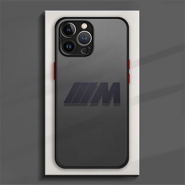 Funda de teléfono mate de TPU para Apple iPhone 11 12 13 14 Pro Max XR 7 Plus X 8 Mini XS 12mini 13mini BMW-m-power