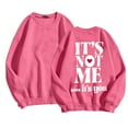 thumbnail image 1 of Gibobby Divertidas Sudaderas Sudadera con capucha holgada con sólidas para mujer, sudadera de manga larga con bolsillo y hombros (Rosa, XL), 1 of 4