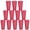 Deep red, variant on 12-Pack 16oz Reusable Tumbler Set - BPA-Free PP Coffee Cups with Lids & Straws for Hot/Cold Drinks, Perfect for Party, Travel & Holiday Gifts