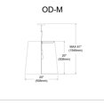 thumbnail image 2 of Oversized Drum OD-M-790 Pendant, 2 of 3