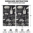 thumbnail image 2 of Kitchen Food Colorful Cooking Chef Curtains-blackout Curtains Bedroom Decor Living Room Darkening Grommet Window Drapes 2 Panels Set 52"x 84", 2 of 2