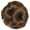 Light brown, variant on JZROCKER Natural Looking Twisted Flower Bun Hairpiece For Women with Voluminous Styles And Nonslip Claw Clip for Formal Casual