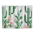thumbnail image 5 of Orinice Cactus Flowers Leaves Tapestry Wall Hanging Unique Style Graphic Tapestries Home Wall Decor Art for Living Room Bedroom Apartment Farmhouse Dorm 60x50inch, 5 of 6