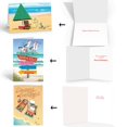 thumbnail image 2 of Paquete variado de tarjetas navideñas de playa de Stonehouse Collection, 24 unidades, 13 x 18 cm, 2 of 5