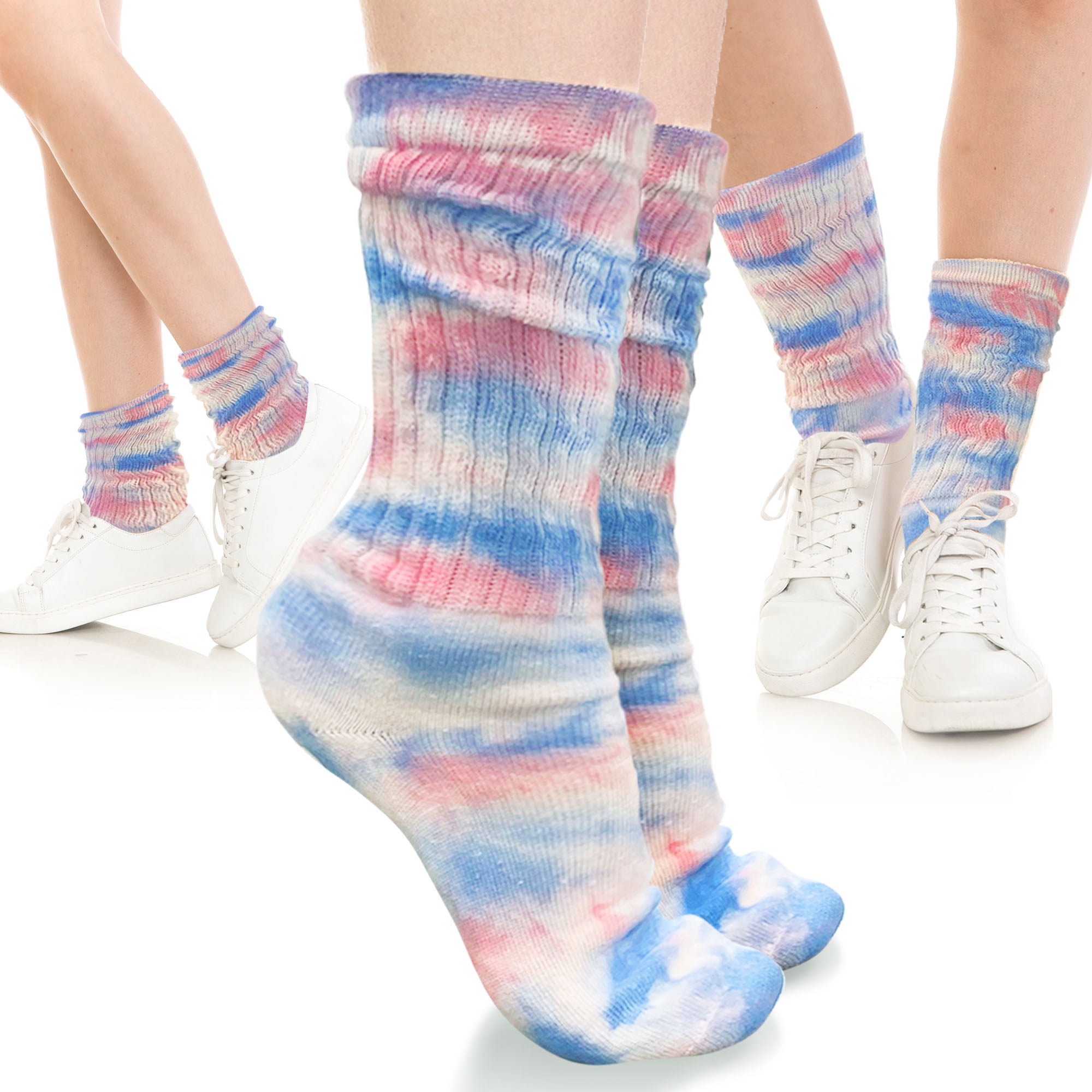 Tie-Dye Slouch Sock 