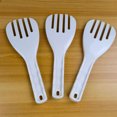thumbnail image 4 of Ruiboury Extra Large Rice Spoon Food Grade Plastic For Safe Usage White And Five meal spoon 1Set, 4 of 6