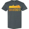 thumbnail image 3 of Inktastic San Antonio Skyline Texas T-Shirt, 3 of 5