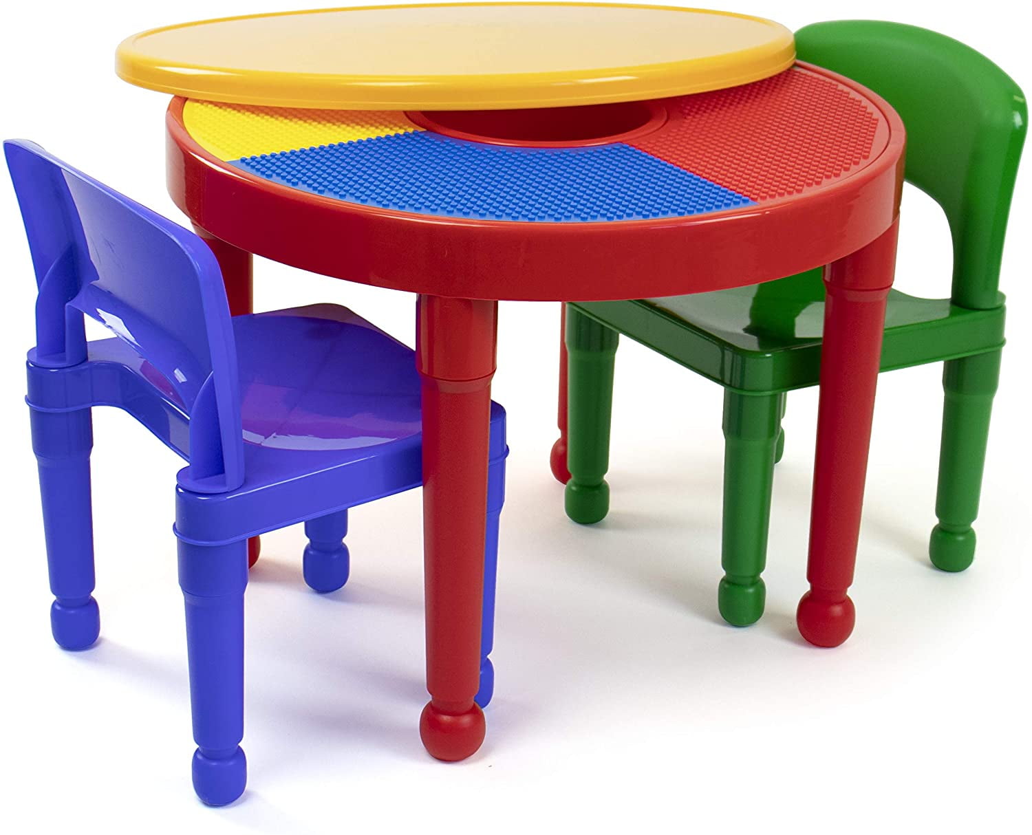 Details about   Kids Table w/ 2 Chair Children Activity Art Table Detachable Storage Bins Aqua 