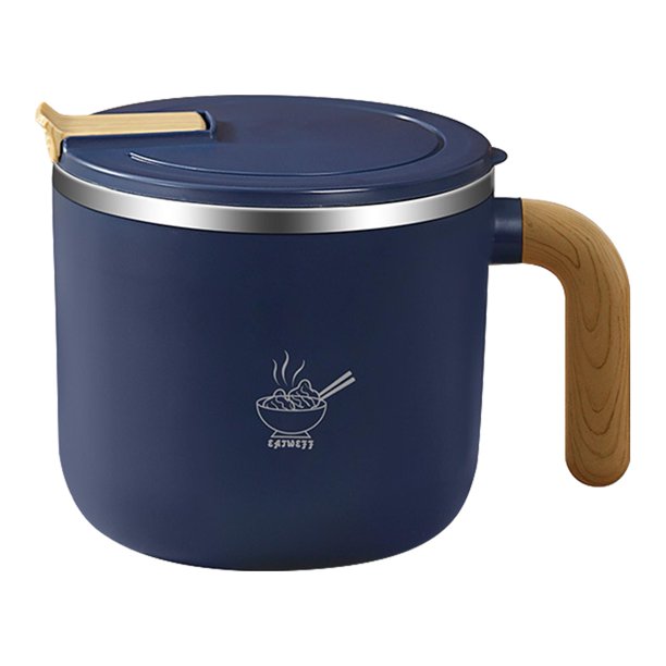 Soup Mug with Lid Large Capacity Ramen Bowl with Lid Handle, Speedy